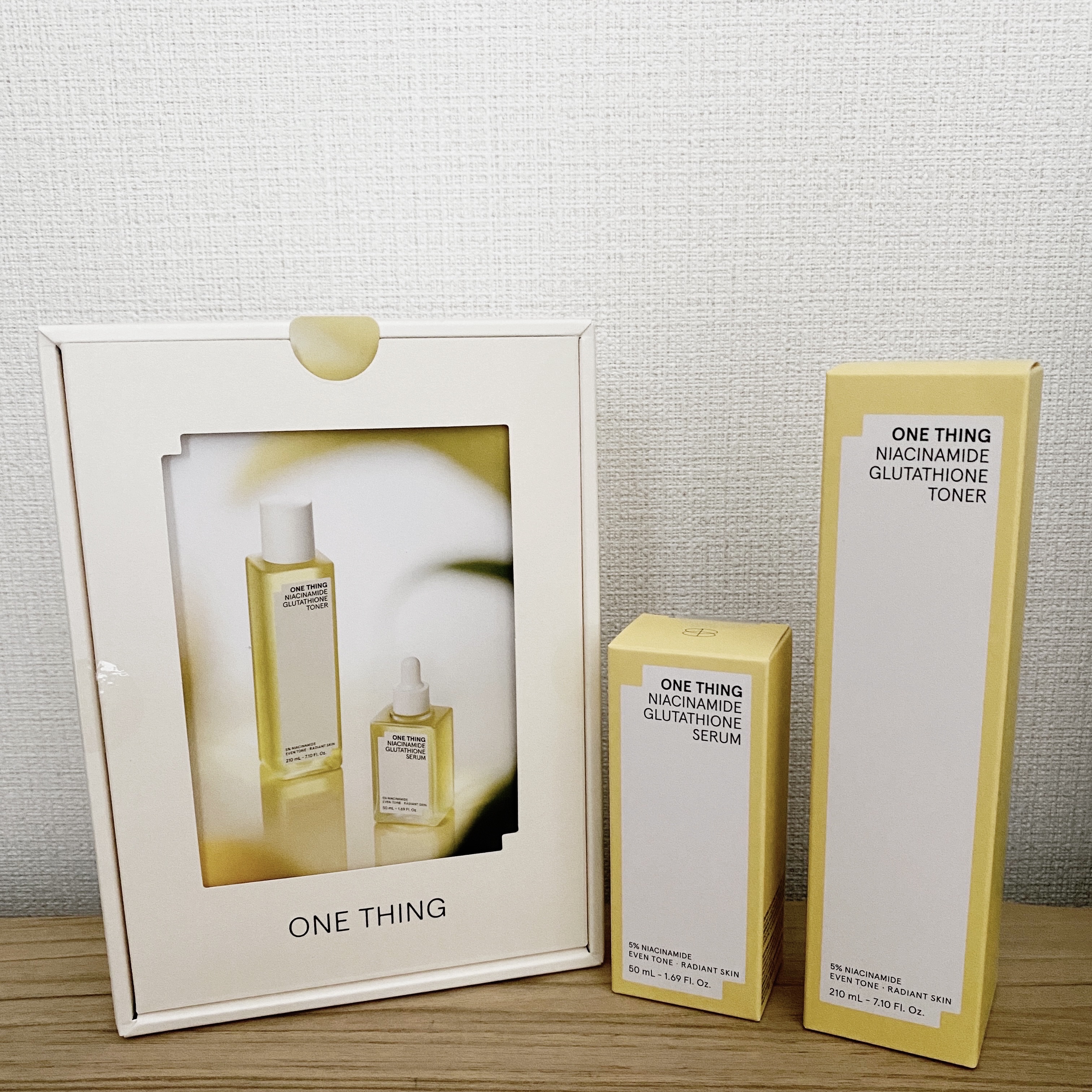 ナイアシンアミドグルタチオンセラム/ONE THING/美容液を使ったクチコミ（1枚目）