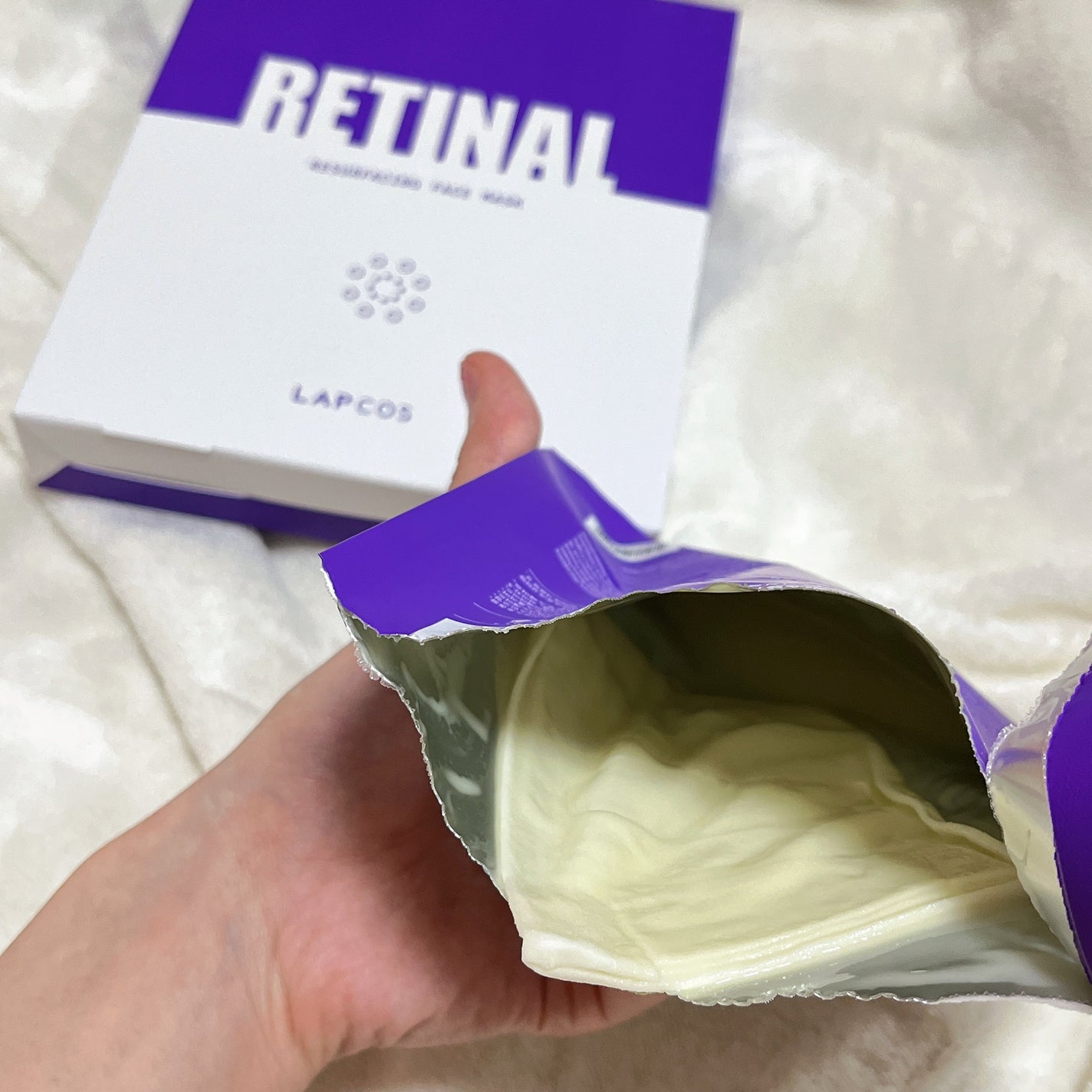 レチナールリサーフェシングマスク/ラプコス/シートマスク・パックを使ったクチコミ(2枚目)