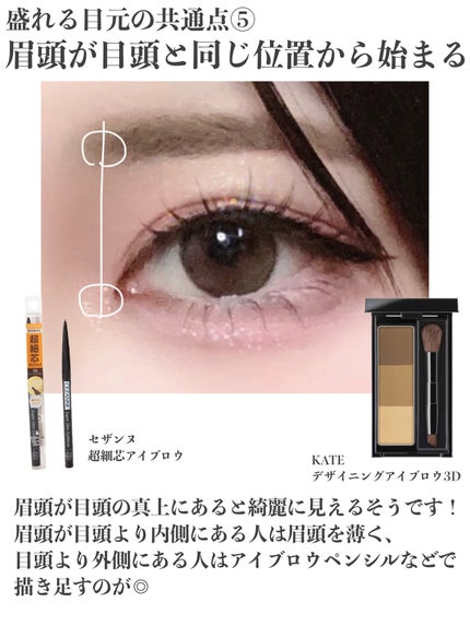 超細芯アイブロウ/CEZANNE/アイブロウペンシルを使ったクチコミ(6枚目)