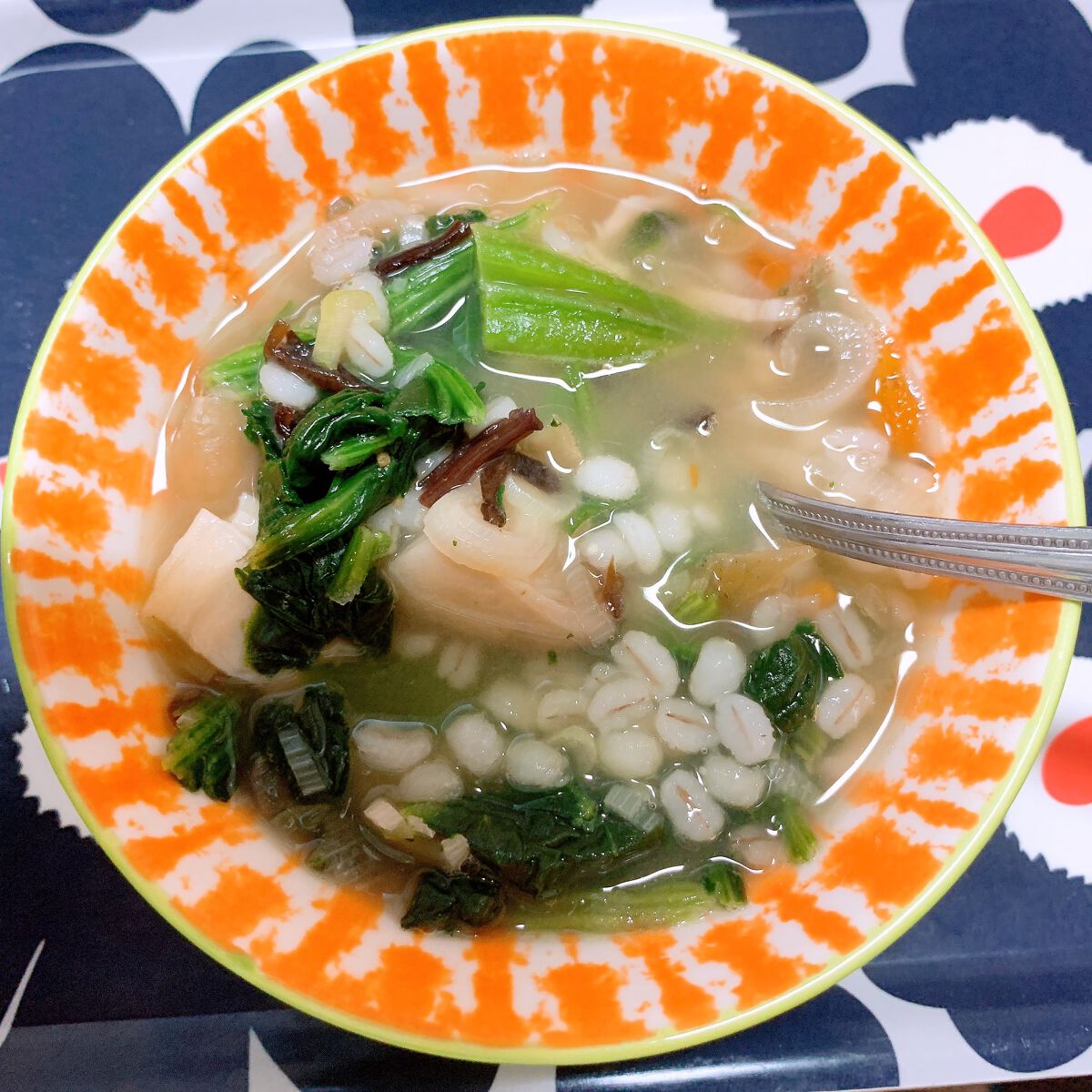 もち麦スープ/ラコックマルシェ/低糖質食品を使ったクチコミ（3枚目）