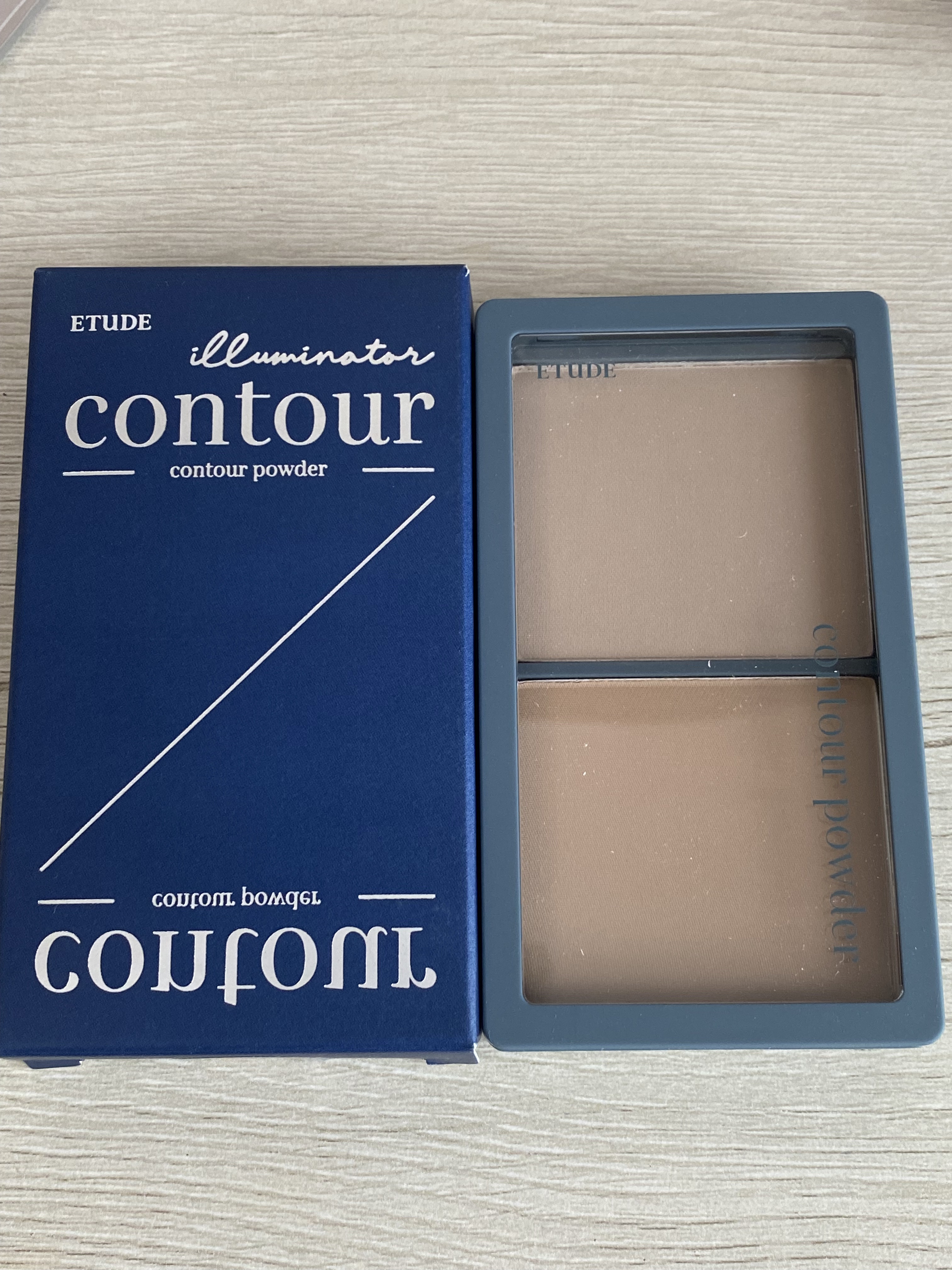 コントゥアパウダー イルミネイター/ETUDE/シェーディングを使ったクチコミ（1枚目）