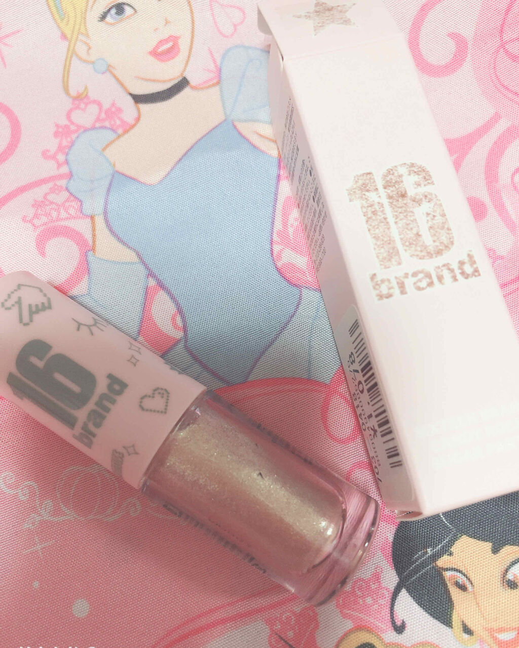 CANDYROCK SUGARPARTY/16BRAND/リキッドアイシャドウを使ったクチコミ（1枚目）