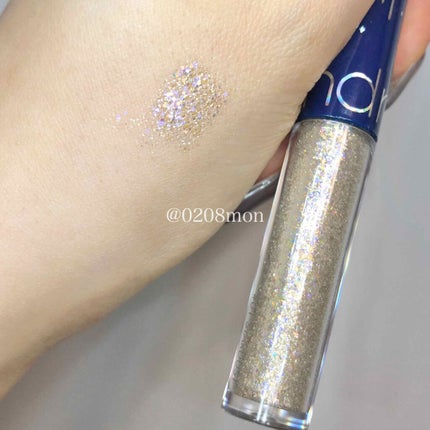 リキッド グリッター シャドウ/rom&nd/グリッターを使ったクチコミ(2枚目)