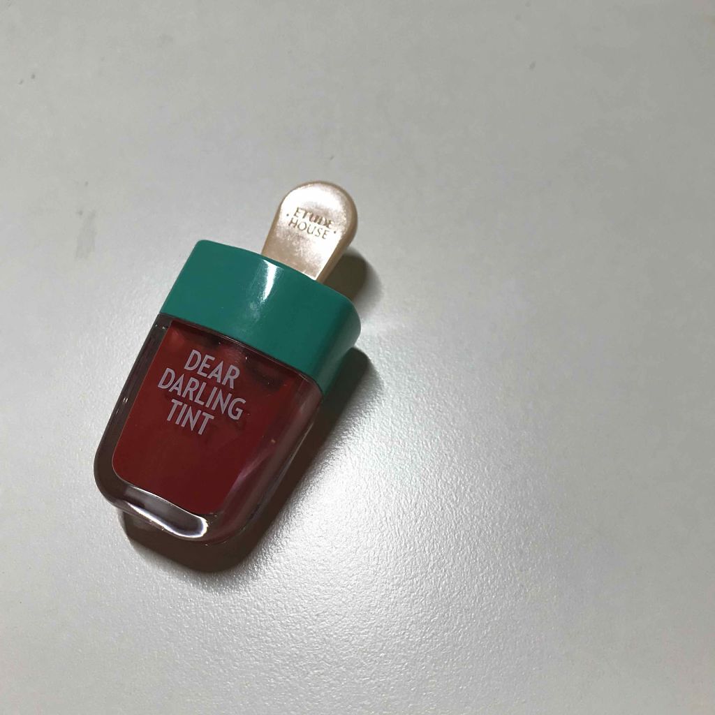 ディアダーリン ウォータージェルティント （アイスティント）/ETUDE/口紅を使ったクチコミ（2枚目）