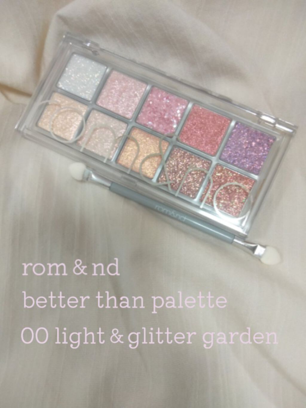 ベターザンパレット/rom&nd/アイシャドウパレットを使ったクチコミ（1枚目）