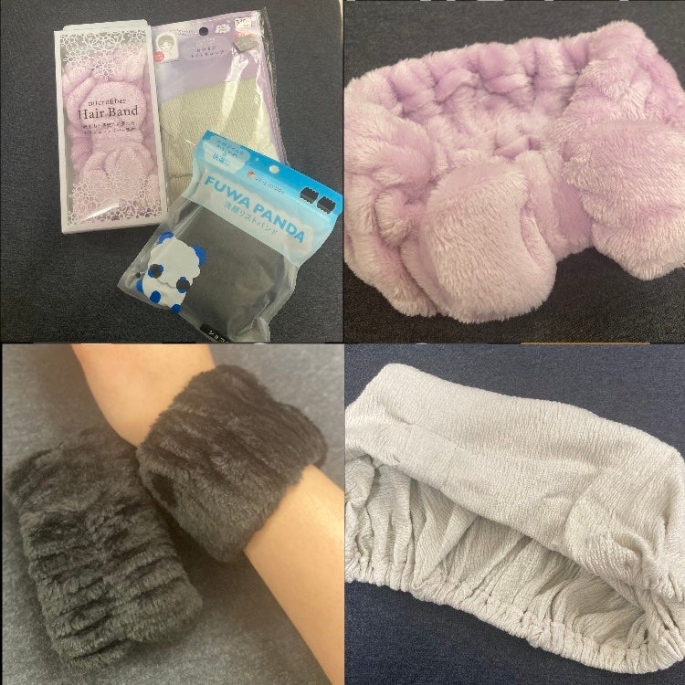 うめぼし on LIPS 「ヘアバンドとリストバンドとナイトキャップそれぞれ330円(税込..」(1枚目)