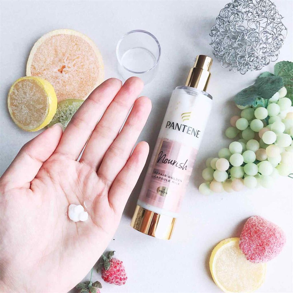 リペアー ゴールデン カプセル ミルク/パンテーン/ヘアミルクを使ったクチコミ（3枚目）