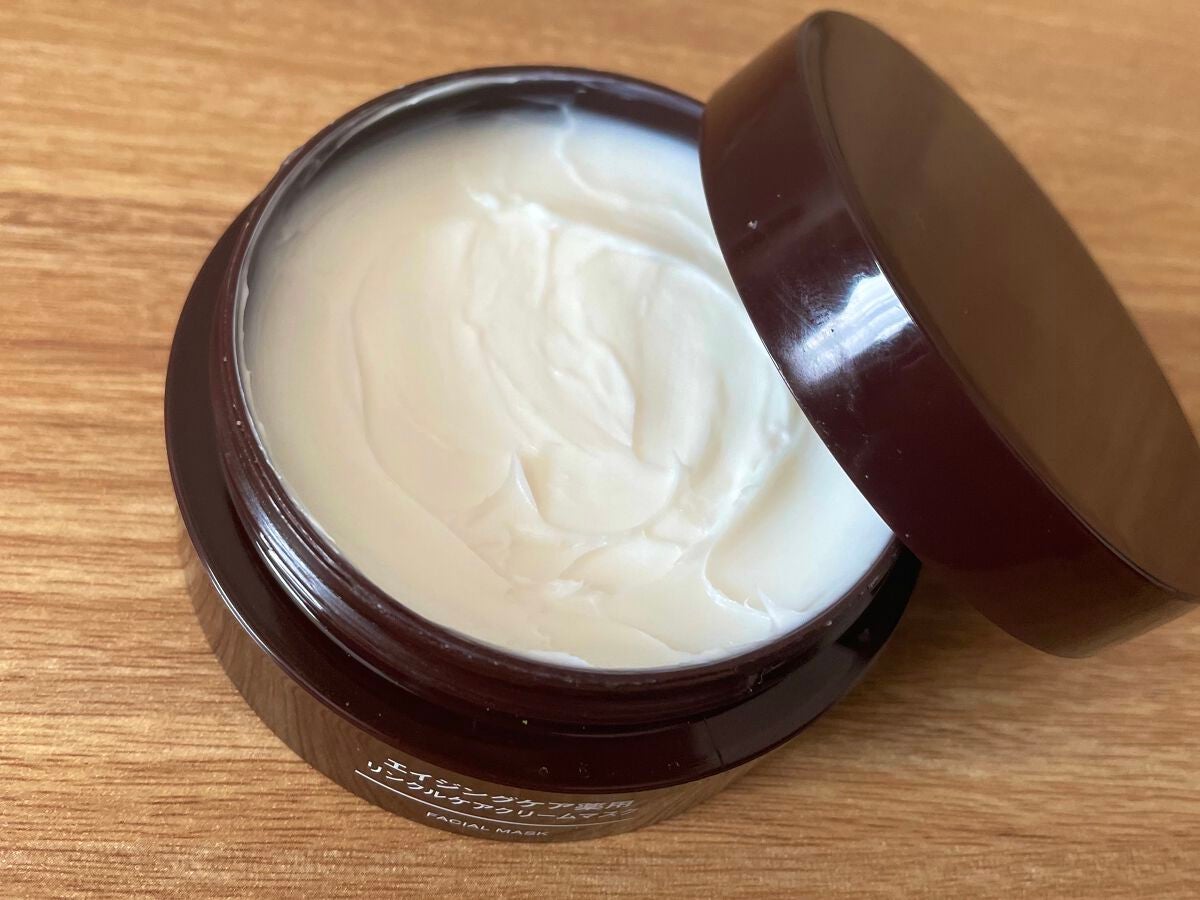 エイジングケア薬用リンクルケアクリームマスク/無印良品/フェイスクリームを使ったクチコミ(2枚目)