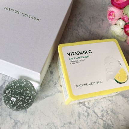 ビタペアCデイリーシートマスク/ネイチャーリパブリック/シートマスク・パックを使ったクチコミ(1枚目)