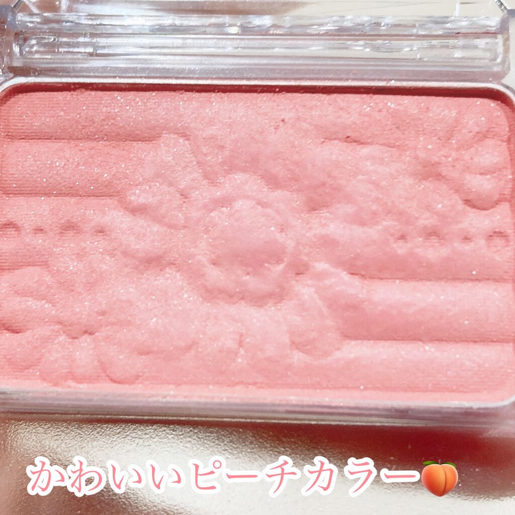 【旧品】パウダーチークス PW23 ピーチピンク/キャンメイク/パウダーチークを使ったクチコミ（2枚目）