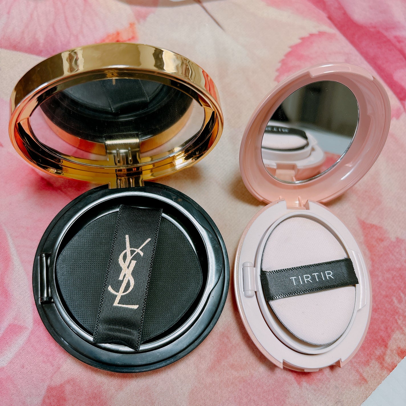 pinkrose strawberry on LIPS 「ピンクの見た目が可愛くて買ってみたクッションファンデを比べてみ..」(2枚目)