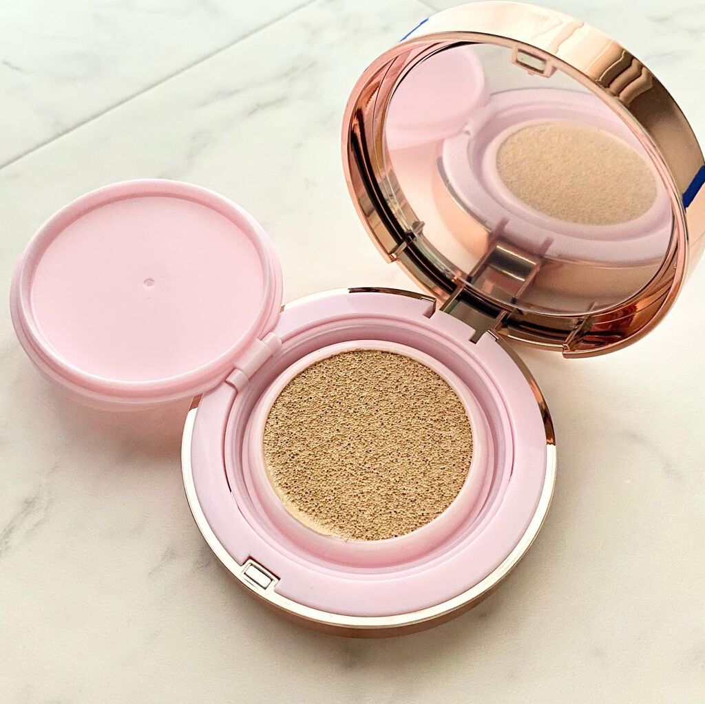 ピンクティーツリーカバークッション/APLIN/クッションファンデーションを使ったクチコミ(2枚目)