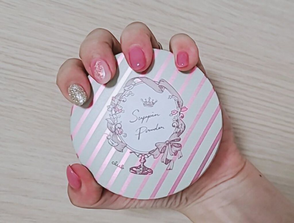 すっぴんパウダー  パステルローズの香り/クラブ/プレストパウダーを使ったクチコミ（1枚目）