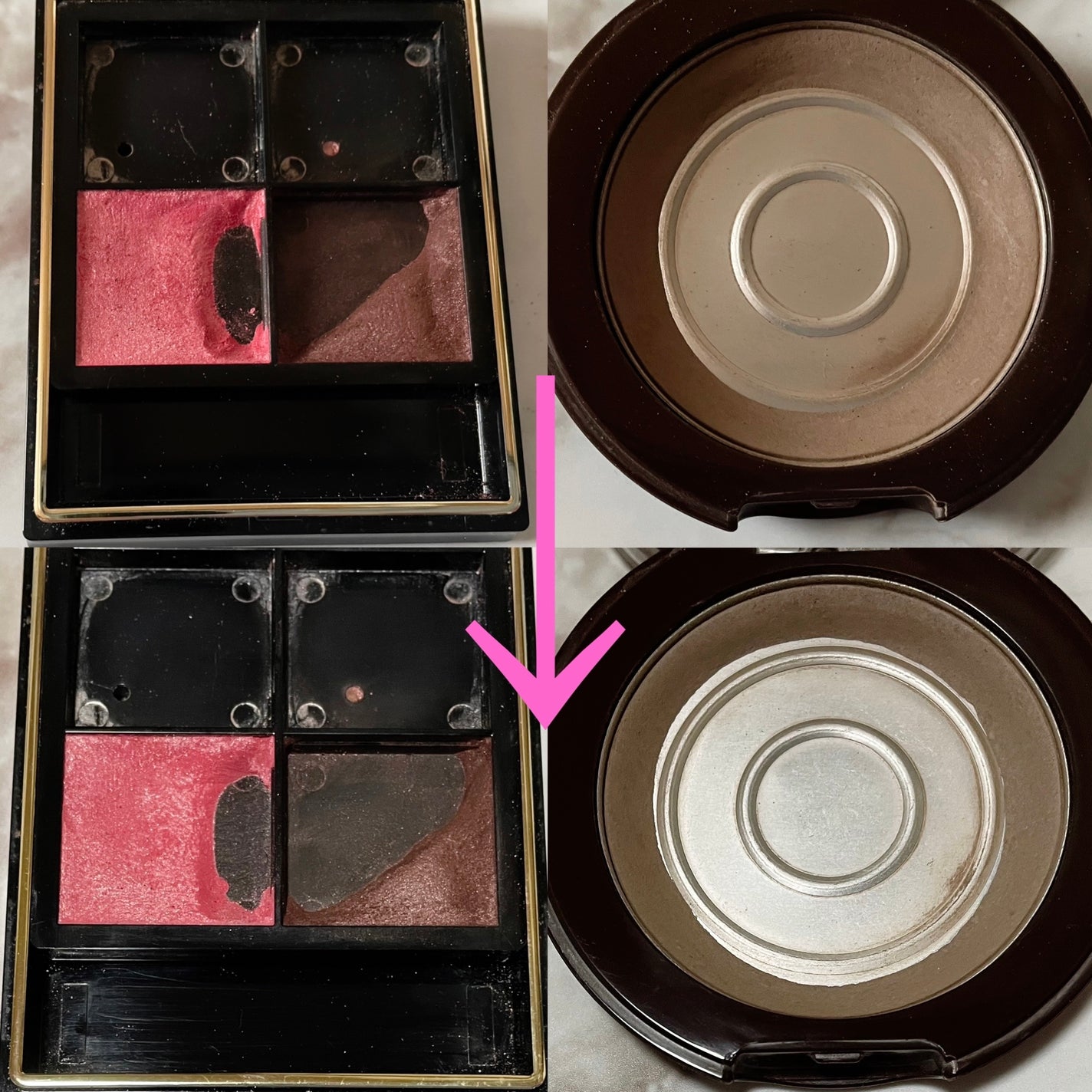 スキニーリッチシャドウ/excel/アイシャドウパレットを使ったクチコミ(3枚目)