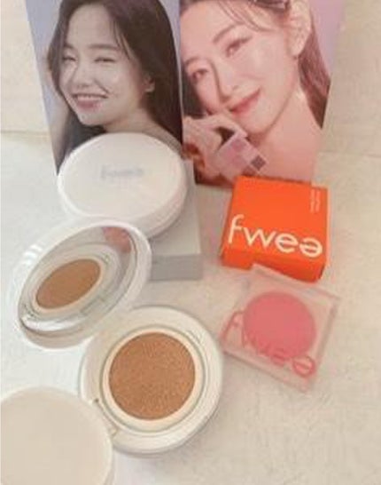 フィークッションスエード/fwee/クッションファンデーションを使ったクチコミ(1枚目)