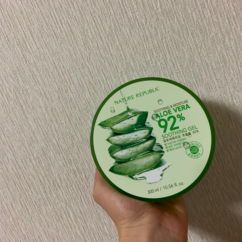 マイルド&モイスチャーアロエジェル/ネイチャーリパブリック/ボディローションを使ったクチコミ(1枚目)