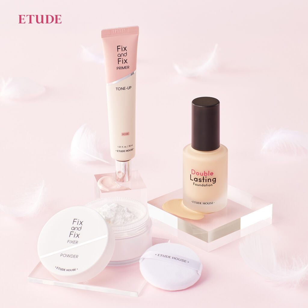 フィックス＆フィックス パウダーフィクサー/ETUDE/ルースパウダーを使ったクチコミ（1枚目）