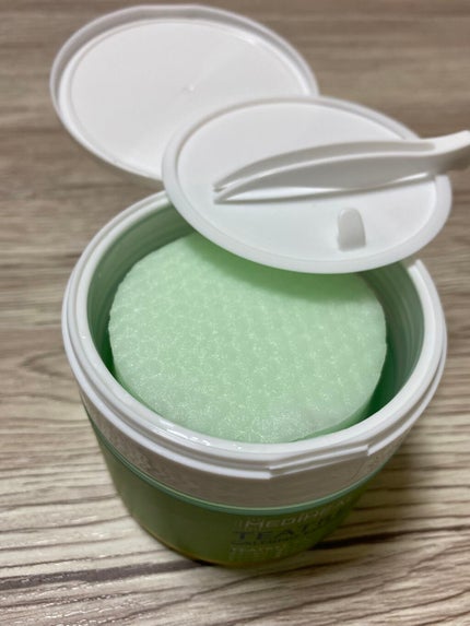 ティーツリーカーミングエッセンスパッド/MEDIHEAL/トナーパッドを使ったクチコミ(1枚目)