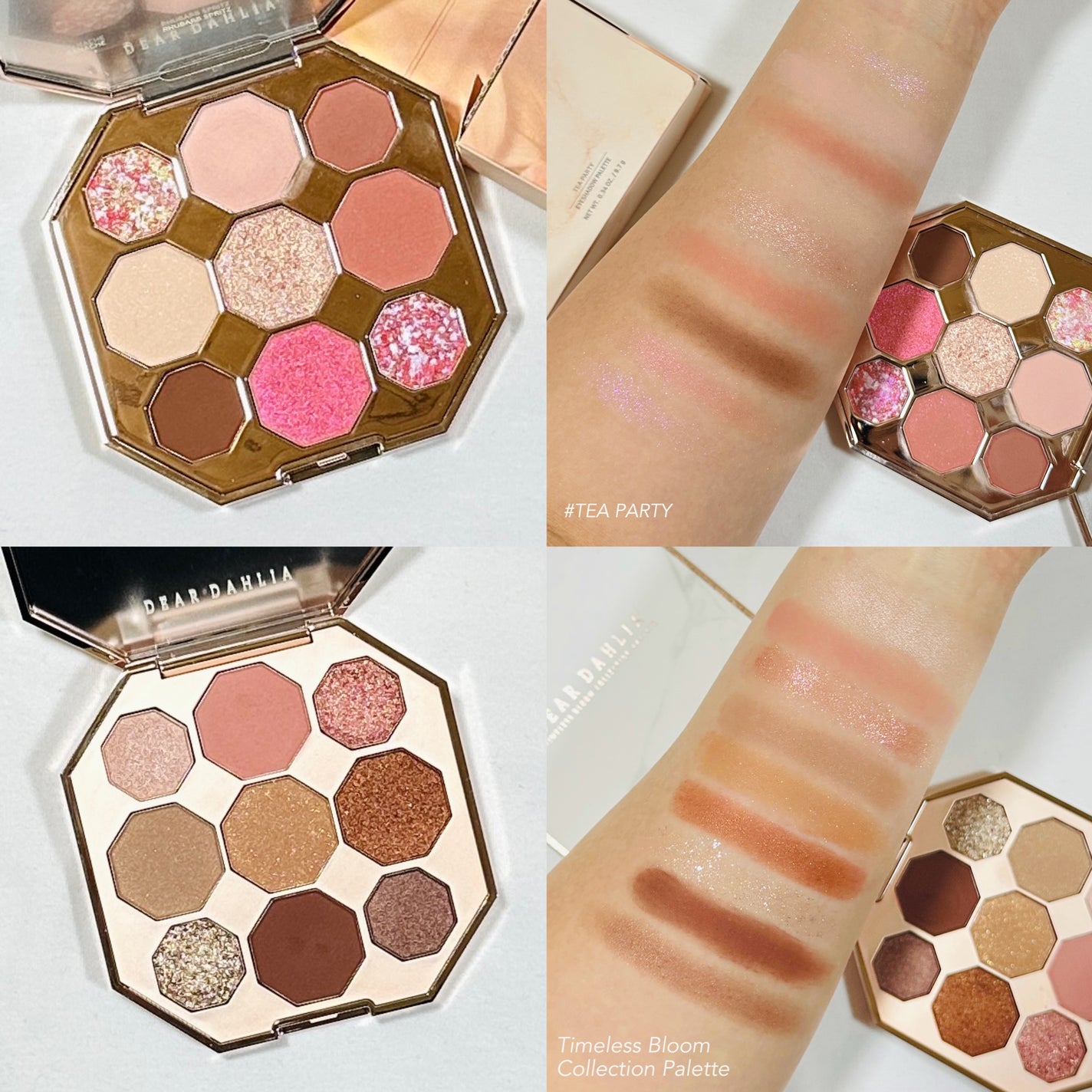 ブルーミング エディション パラダイス デュアル パレット ブラッシャー デュオ/DEAR DAHLIA/単色アイシャドウを使ったクチコミ(3枚目)