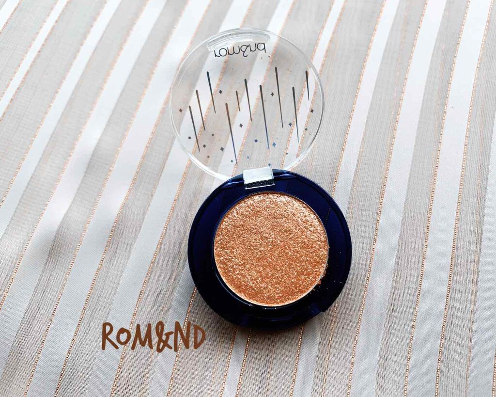 グリッター シャドウ カラー/rom&nd/グリッターを使ったクチコミ(1枚目)