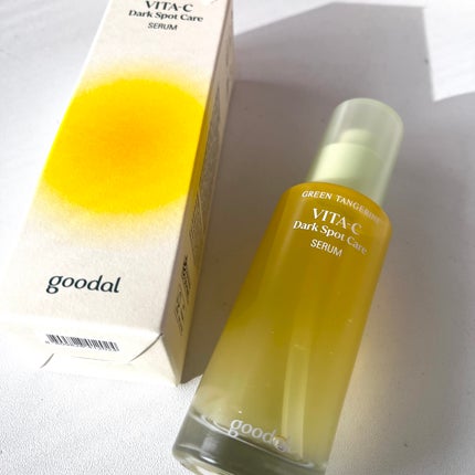 グリーンタンジェリン ビタC ダークスポットケアセラム/goodal/美容液を使ったクチコミ(1枚目)