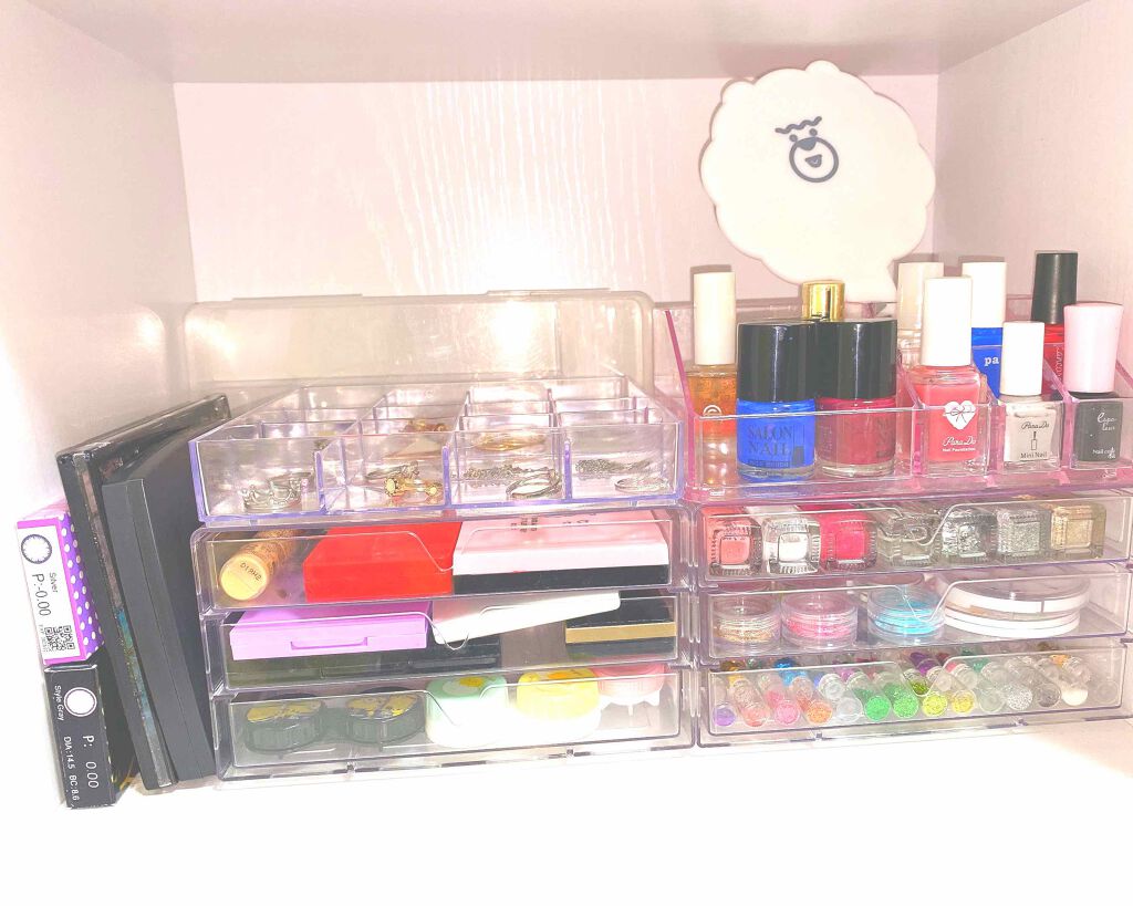 3段式クリアーケース/DAISO/その他化粧小物を使ったクチコミ(4枚目)