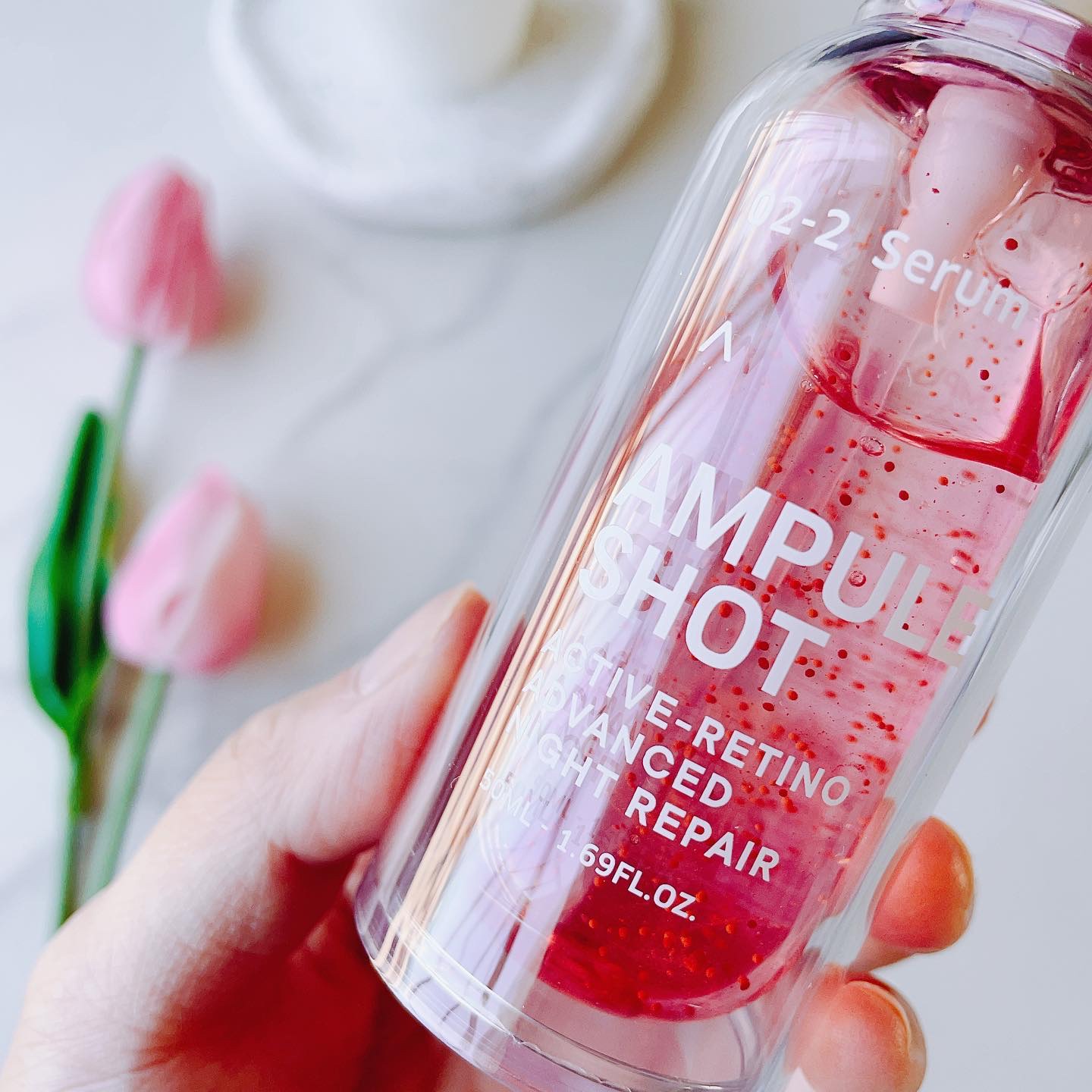 アクティブレチノ アドバンスト ナイトリペア セラム/AMPULE SHOT/美容液を使ったクチコミ（2枚目）