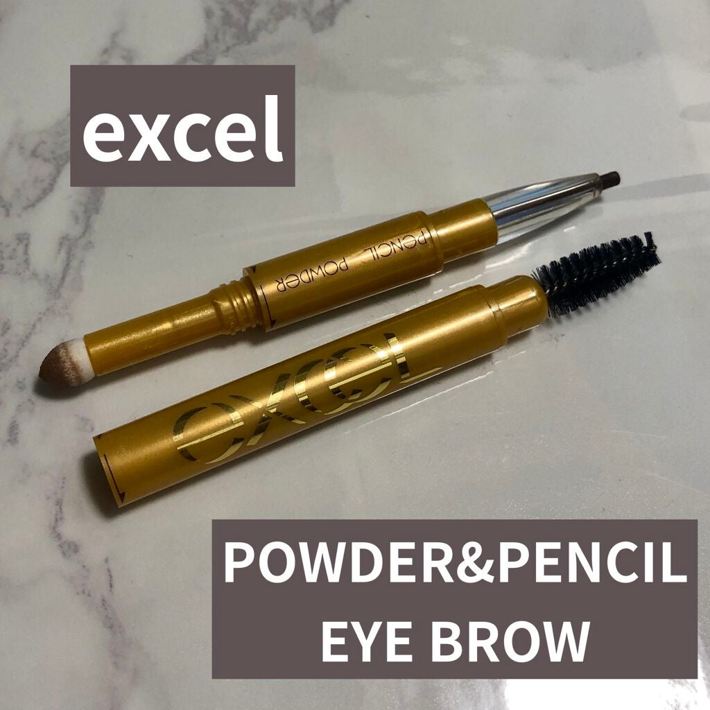 パウダー&ペンシル アイブロウEX/excel/アイブロウペンシルを使ったクチコミ(1枚目)
