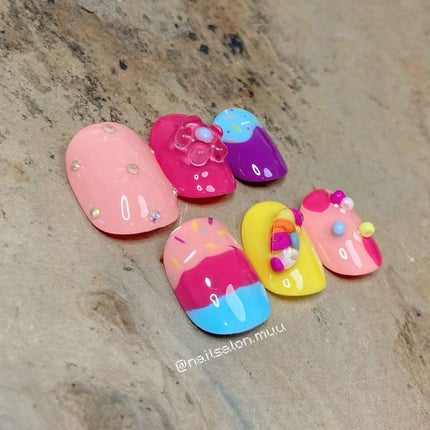 プチプライス カラージェル/Petit Price/ジェルネイルを使ったクチコミ(2枚目)