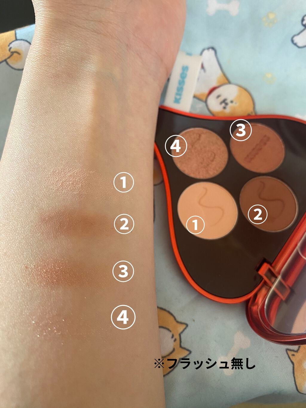 キスチョコレート プレイカラーアイズ/ETUDE/アイシャドウパレットを使ったクチコミ(2枚目)