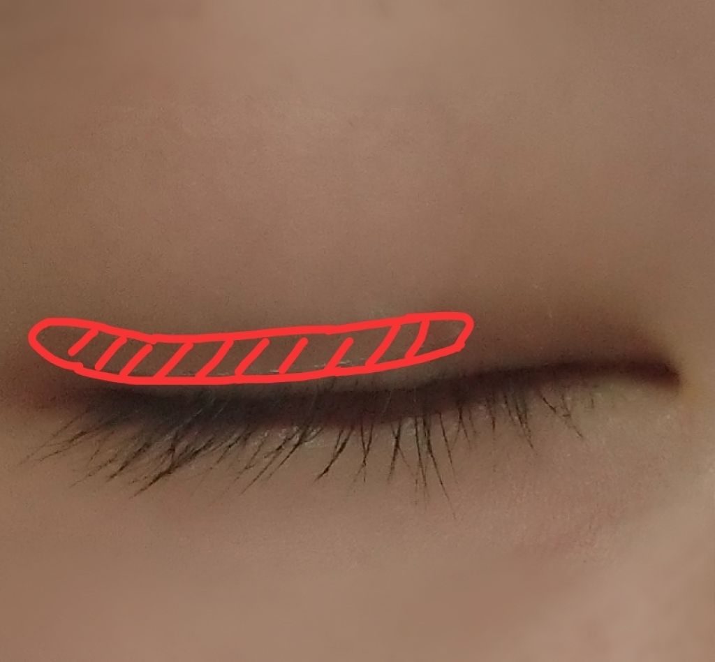 のびーるアイテープ（絆創膏タイプ、レギュラー）/DAISO/二重まぶた用アイテムを使ったクチコミ（3枚目）