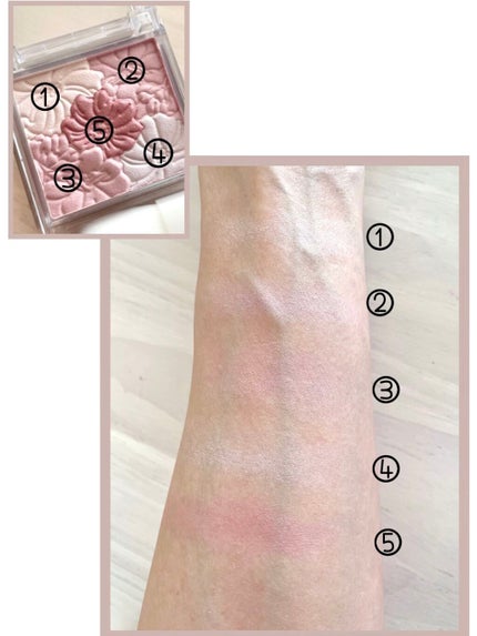 グロウフルールチークス/キャンメイク/パウダーチークを使ったクチコミ(2枚目)