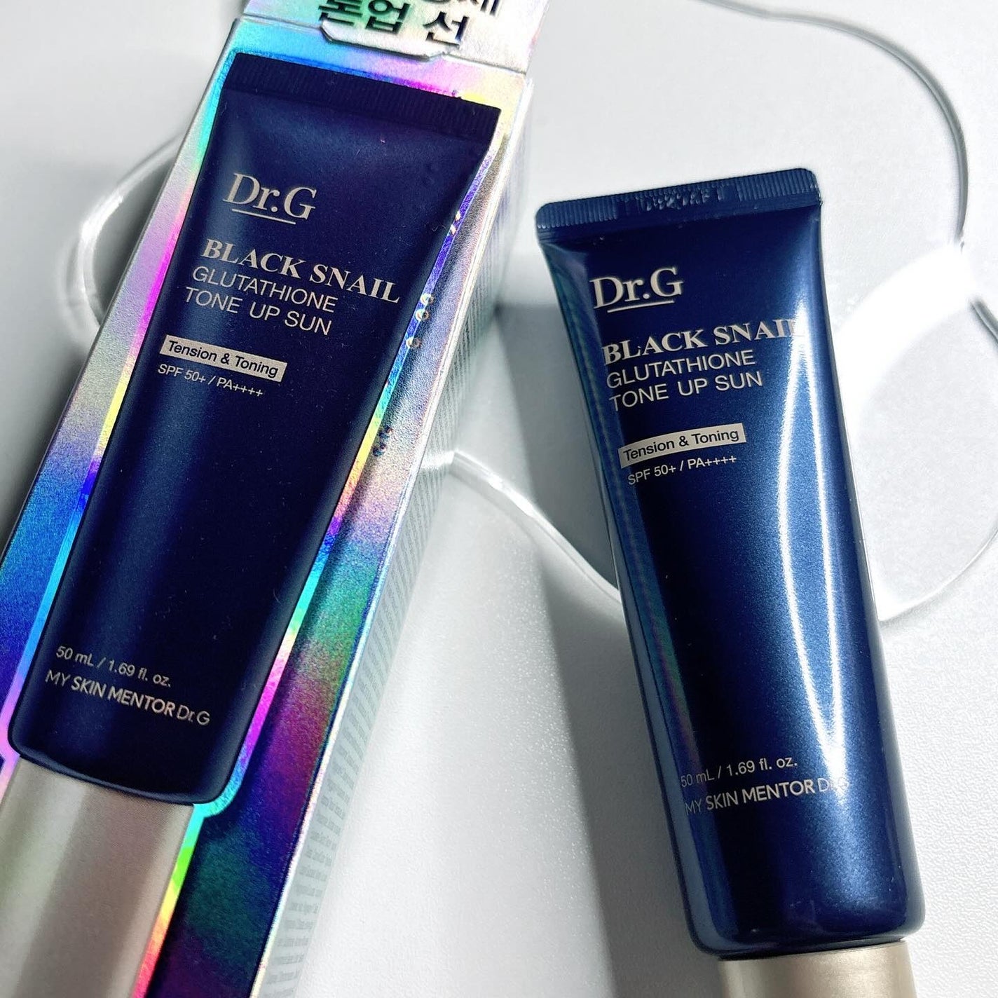 ブラックスネイルグルタチオントーンアップサン/Dr.G/日焼け止めクリームを使ったクチコミ(2枚目)