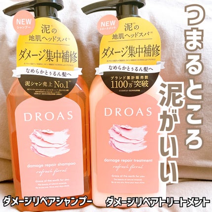 クレイヘアマスク エクストラダメージリペア/DROAS/ヘアマスク・ヘアパックを使ったクチコミ(2枚目)