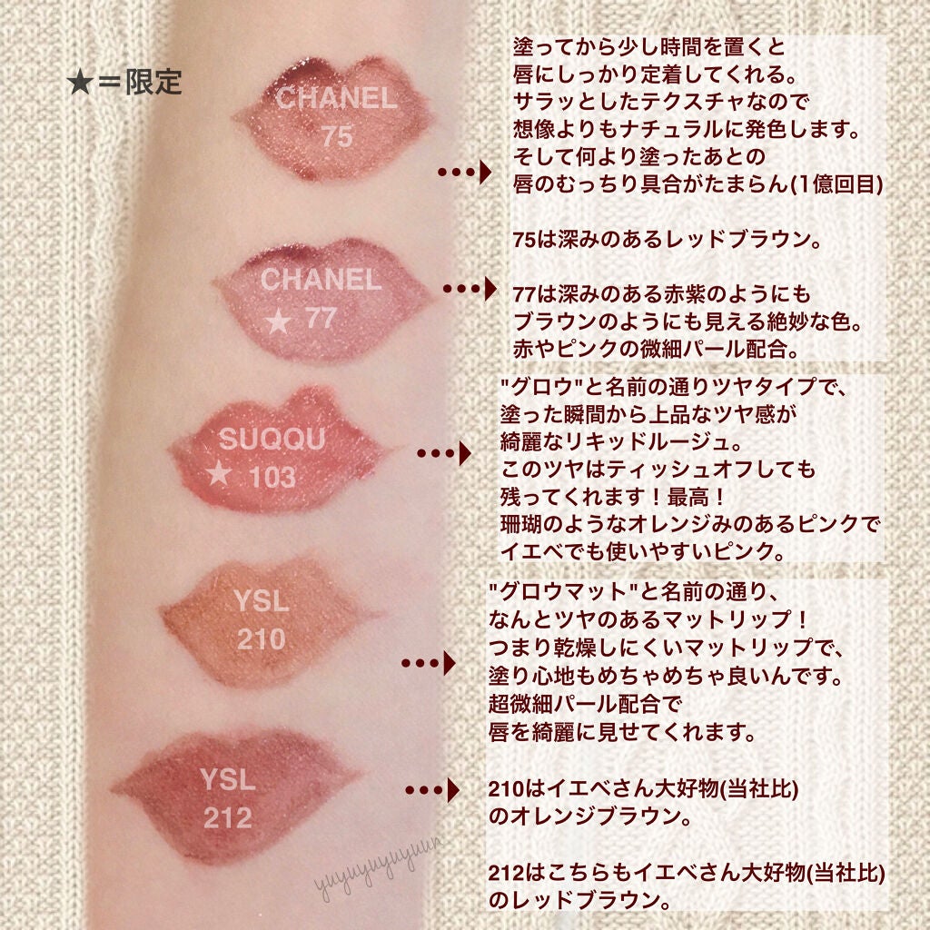 コンフォート リップ フルイド グロウ/SUQQU/口紅を使ったクチコミ(3枚目)