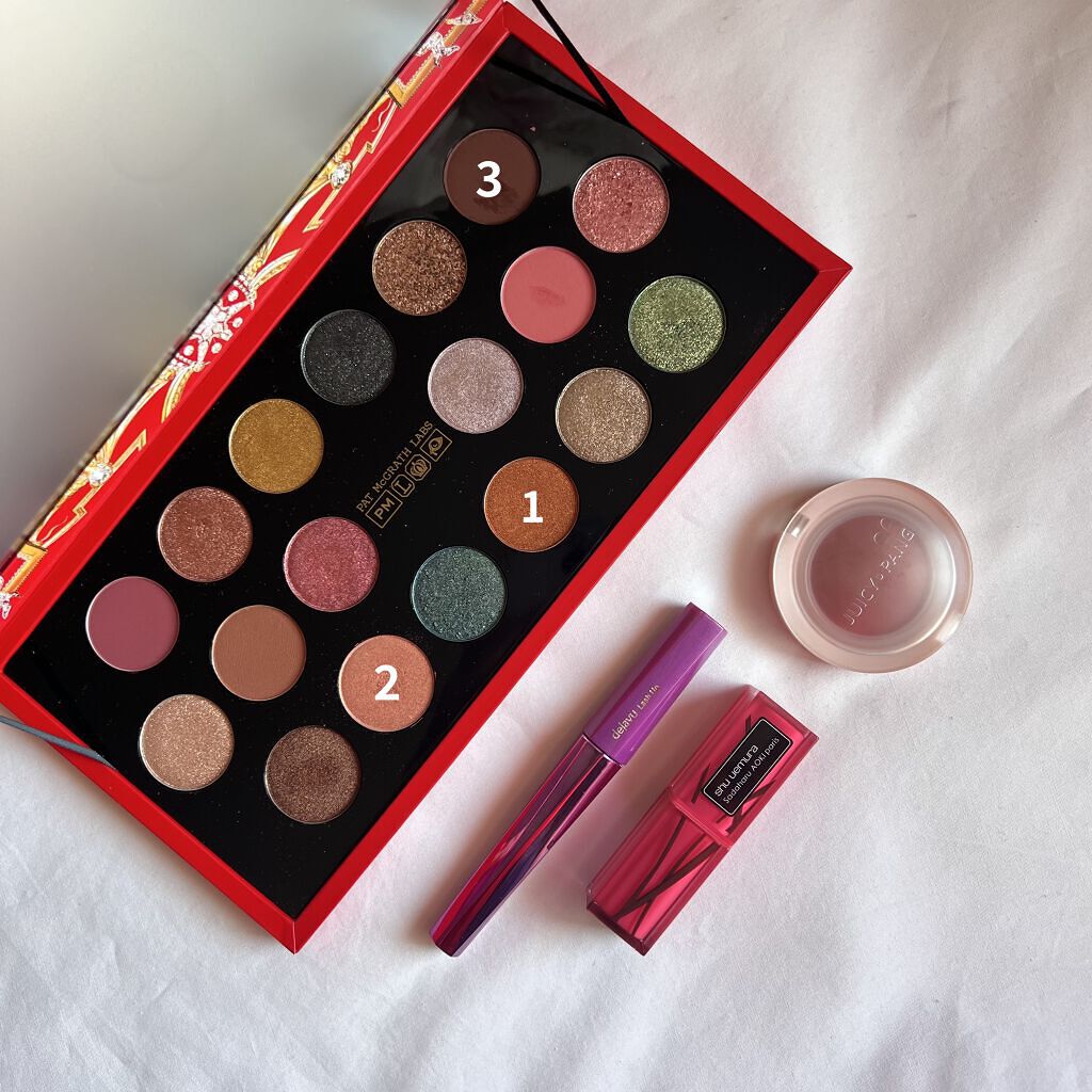 ケーキ リップスティック ルージュ アンリミテッド ラッカーシャイン コーラル ゼリー/shu uemura/口紅を使ったクチコミ（2枚目）