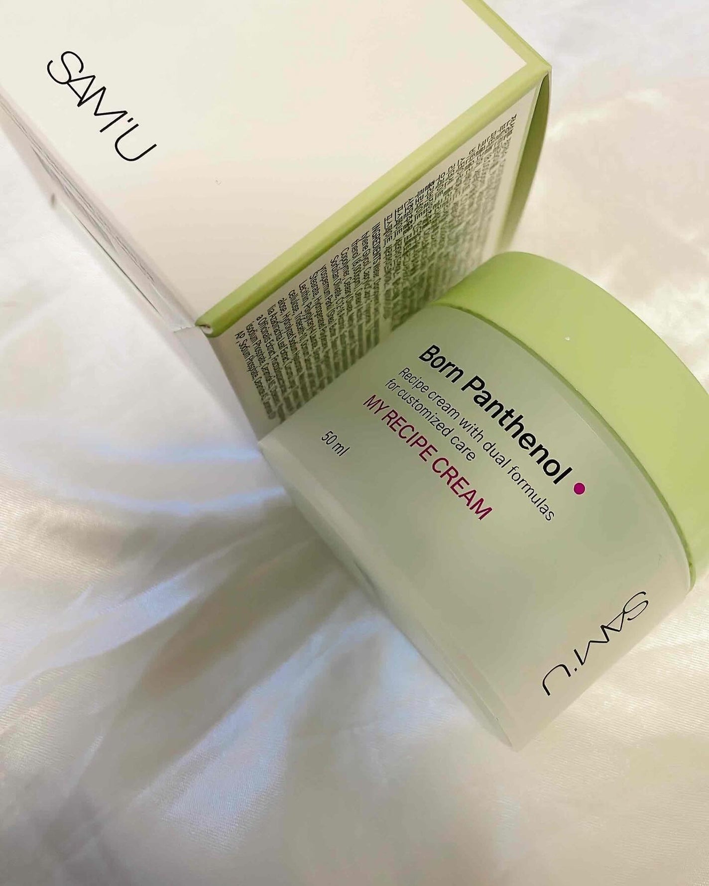 ボーンパンテノールマイレシピクリーム/SAM'U/フェイスクリームを使ったクチコミ(1枚目)