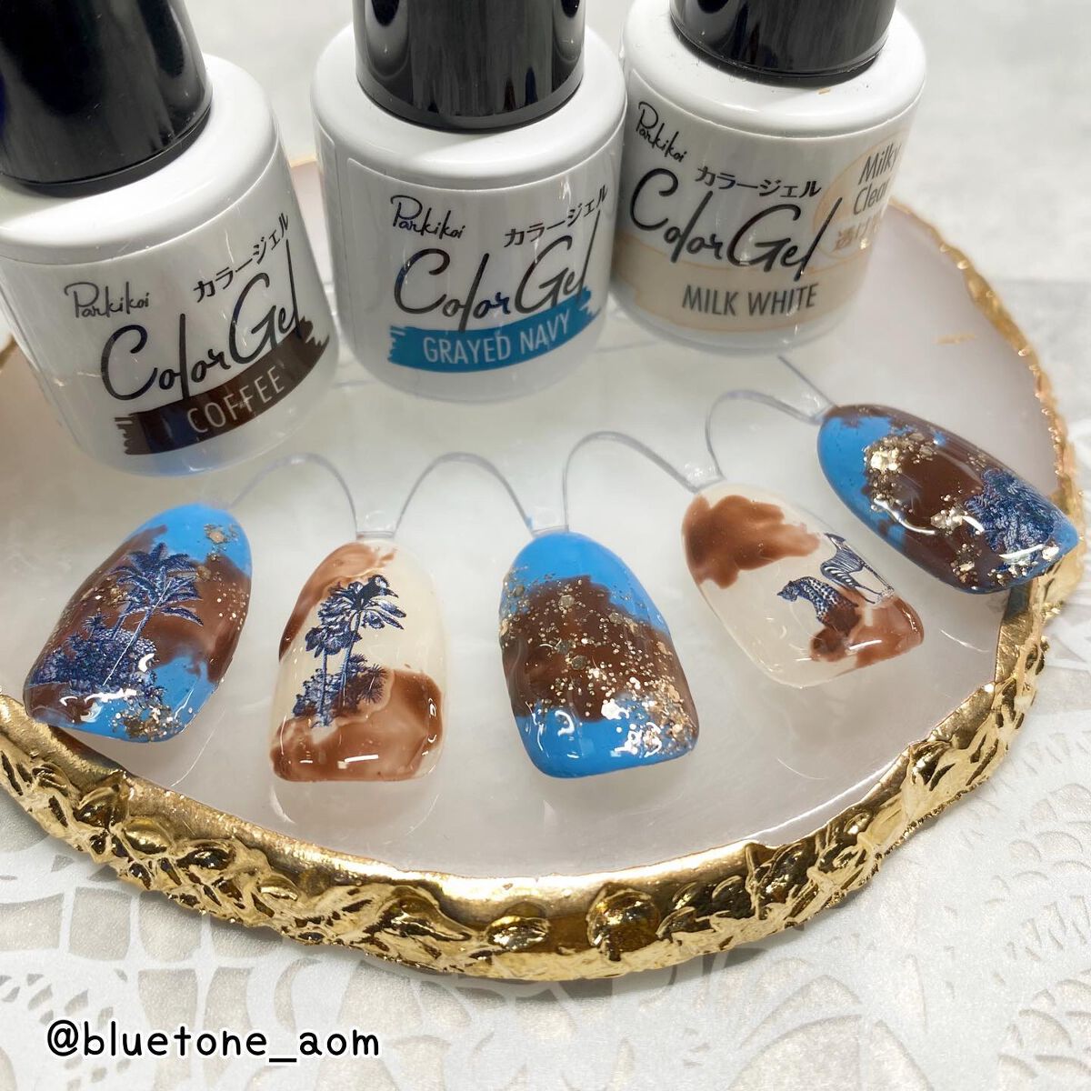 ネイルシール/キャンドゥ/ネイルシールを使ったクチコミ(3枚目)