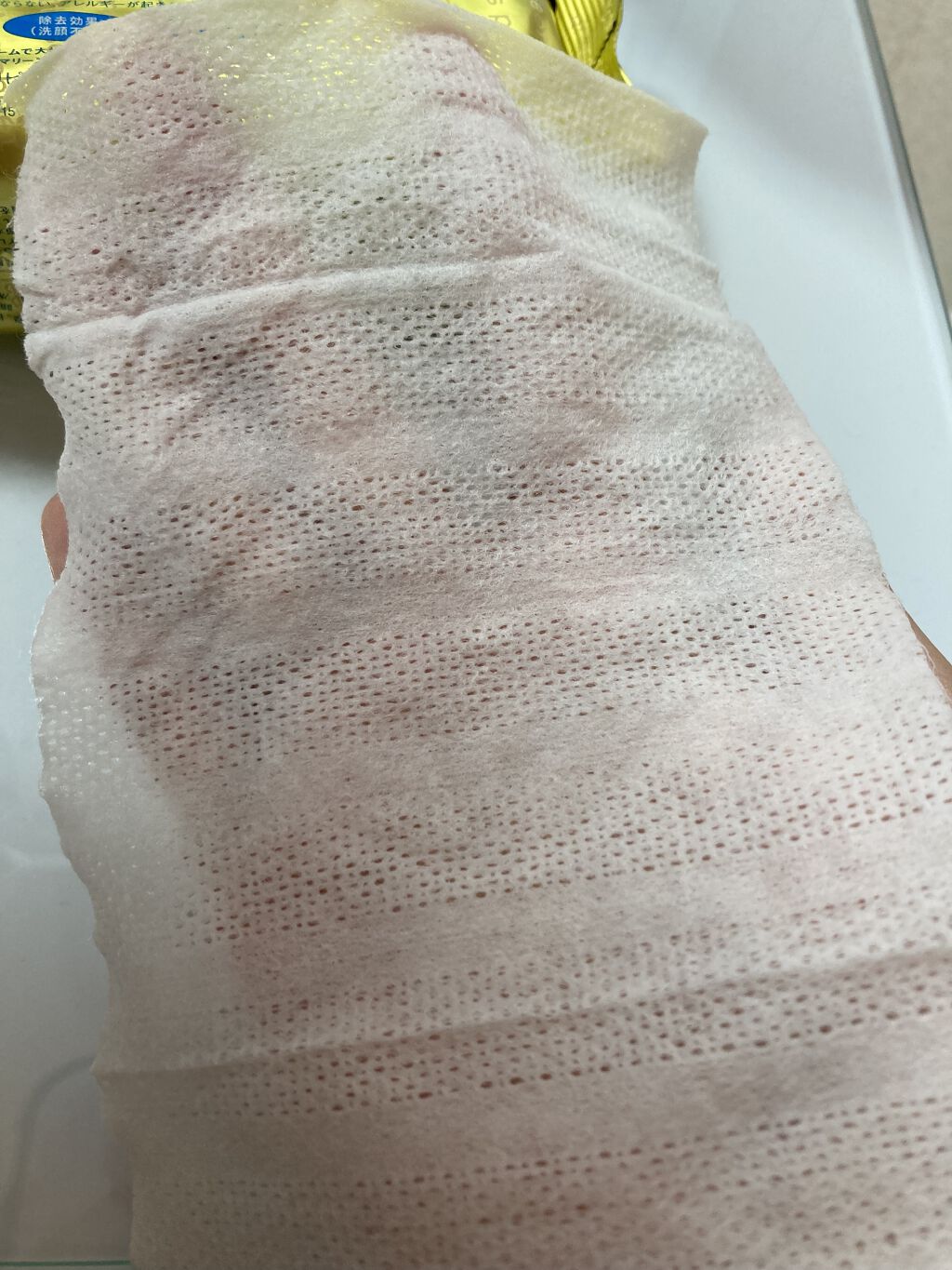 ふきとりピーリングシートN/ettusais/ピーリングを使ったクチコミ（3枚目）