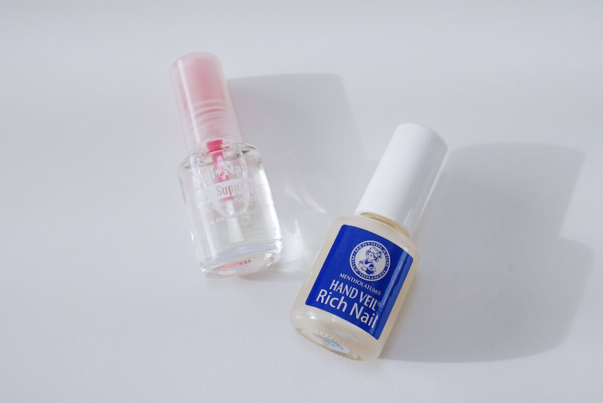 ハンドベール リッチネイル爪補強コート /メンソレータム/オールインワンネイルを使ったクチコミ（1枚目）