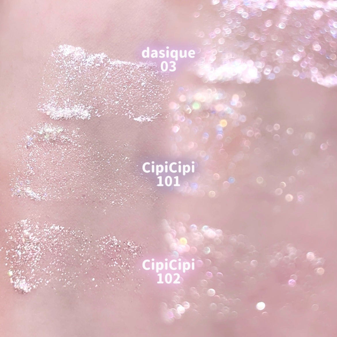 シピシピ グリッター イルミネーションライナー S/CipiCipi/リキッドアイライナーを使ったクチコミ(4枚目)