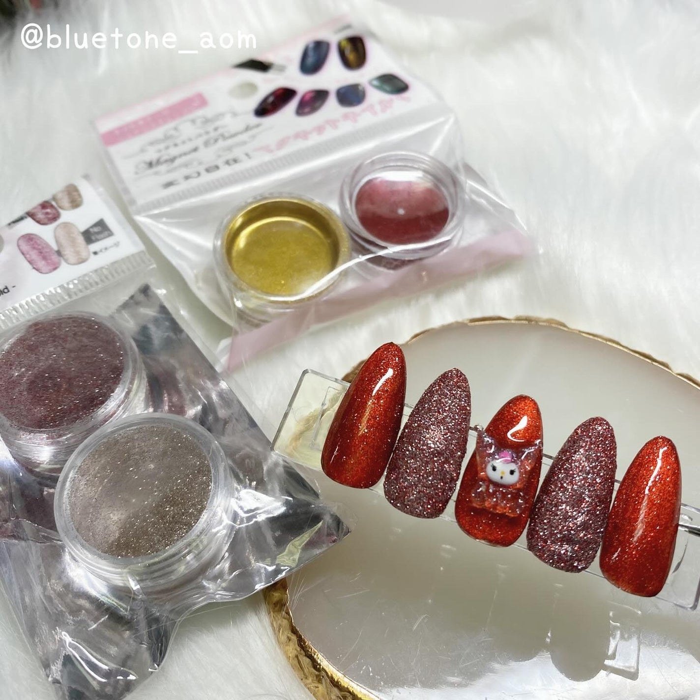 反射グリッター 2Pセット/DAISO/ネイル用品を使ったクチコミ(8枚目)