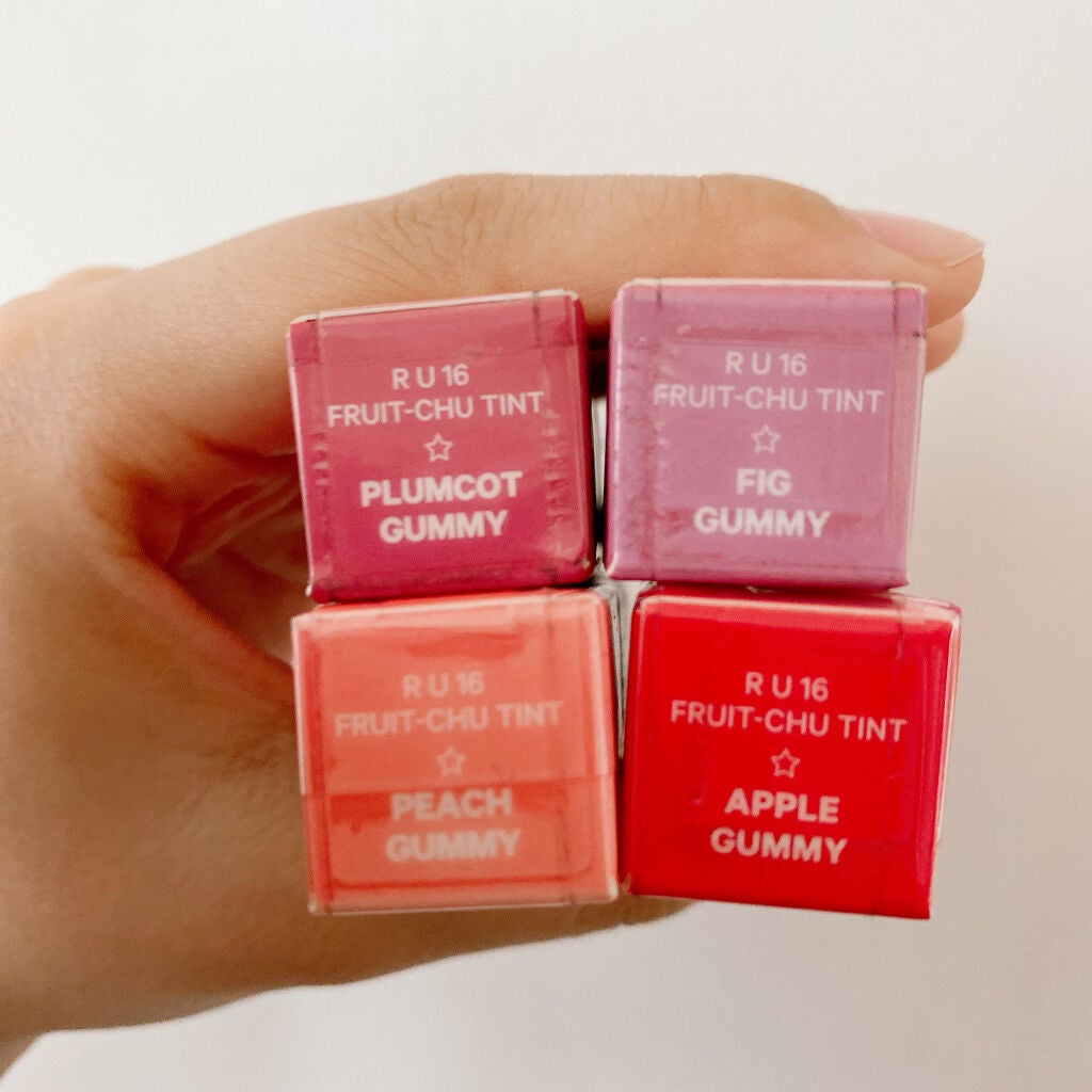 FRUIT-CHU TINT/16BRAND/口紅を使ったクチコミ(3枚目)