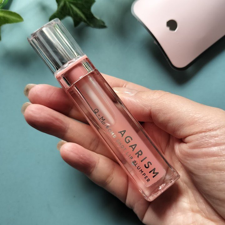 キューミ―ボムショットリッププランパー/AGARISM/リッププランパーを使ったクチコミ（2枚目）