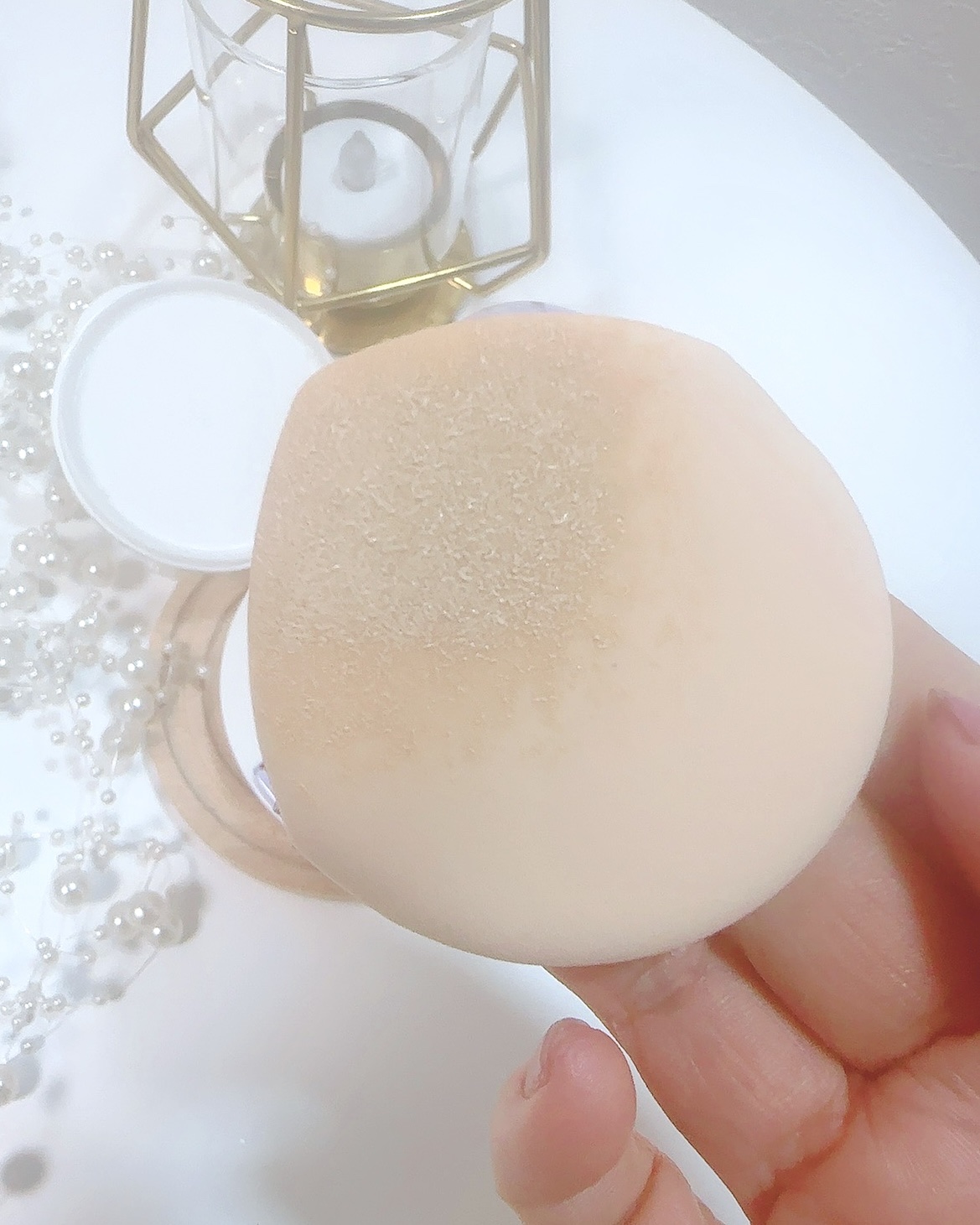 パンテノールバリアクッション/COSNORI/クッションファンデーションを使ったクチコミ（3枚目）