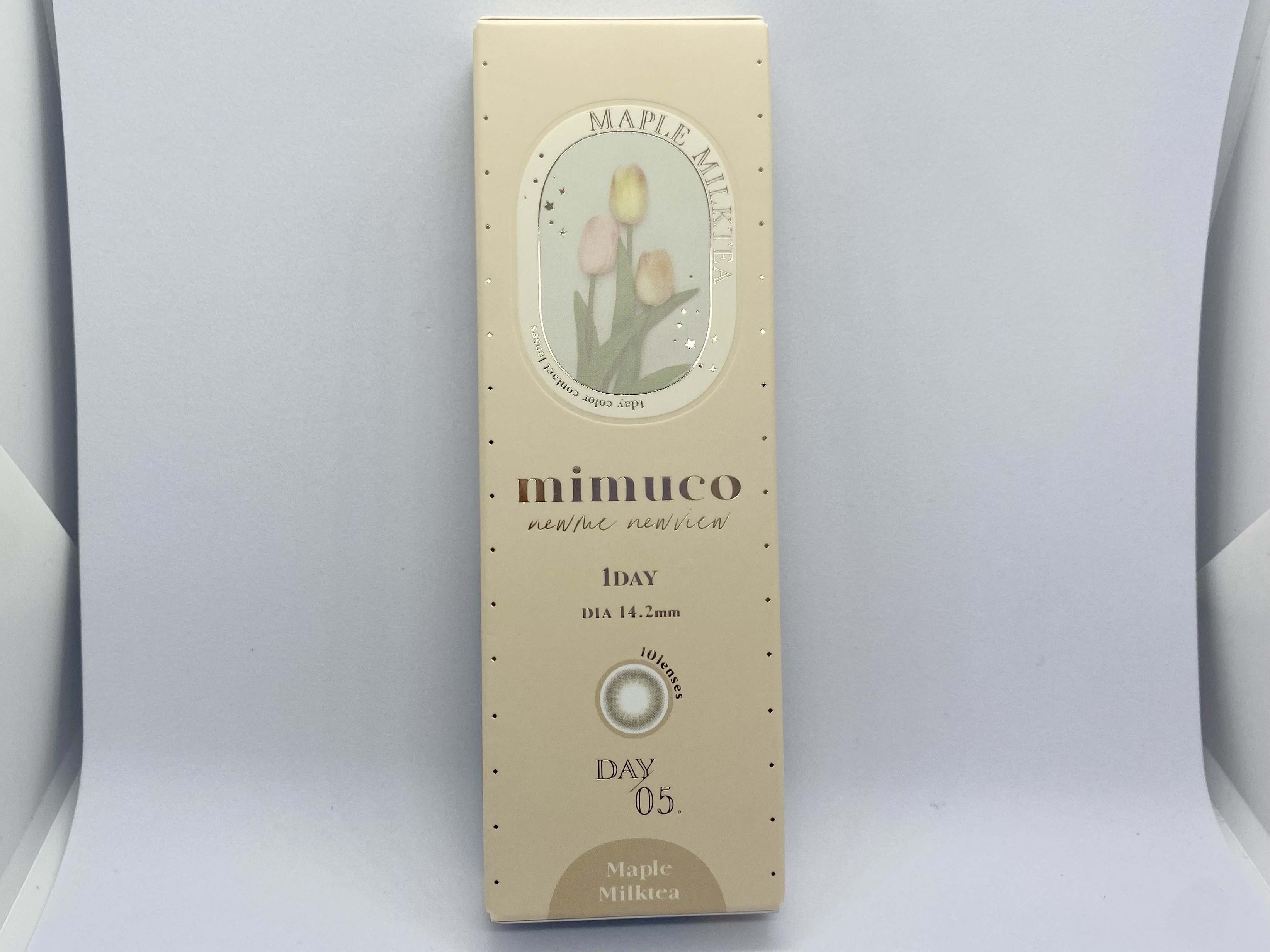 mimuco 1day メープルミルクティー/mimuco/ワンデー（１DAY）カラコンを使ったクチコミ（1枚目）