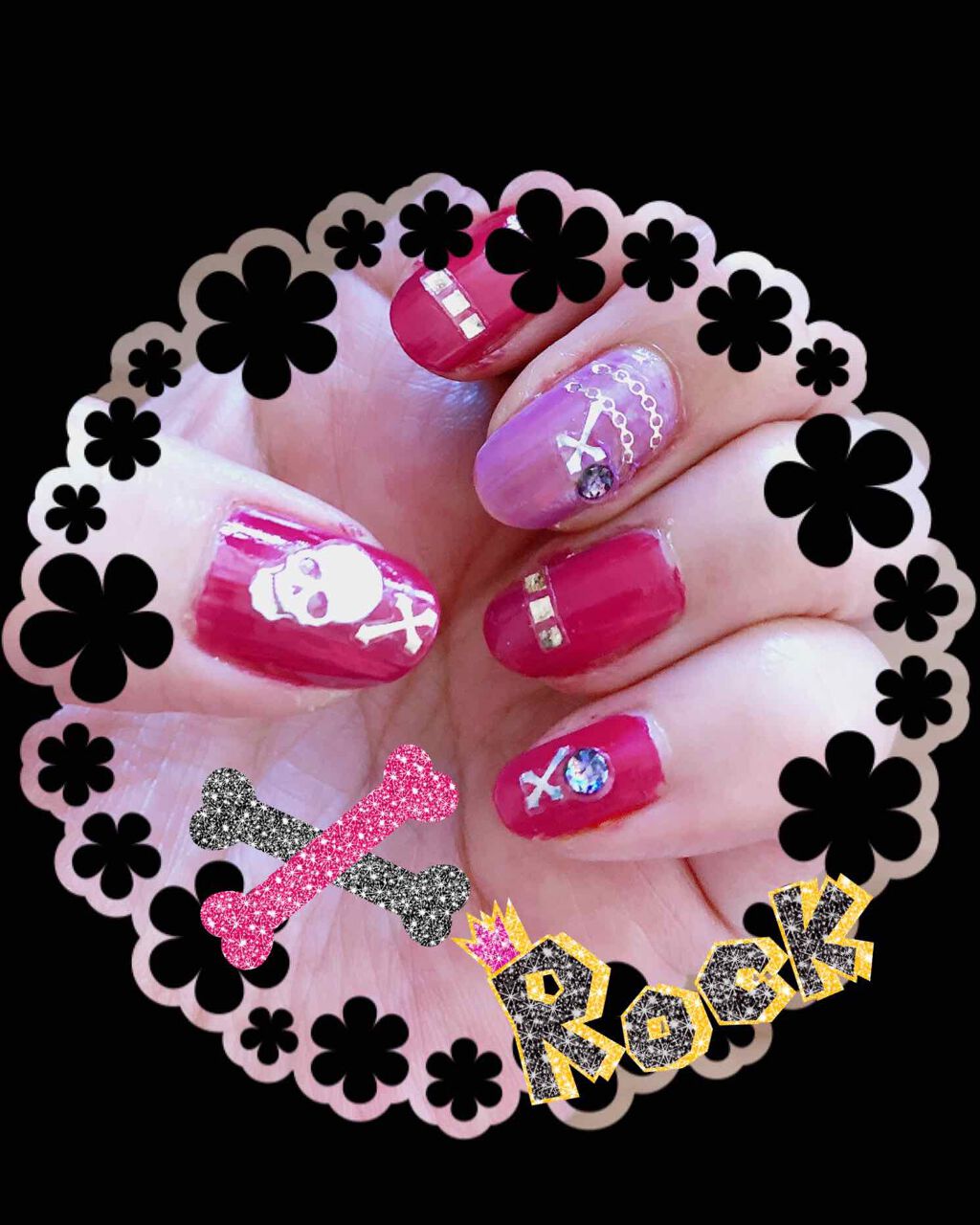 激盛れ爪クラブ/DAISO/ネイルチップ・パーツを使ったクチコミ（1枚目）