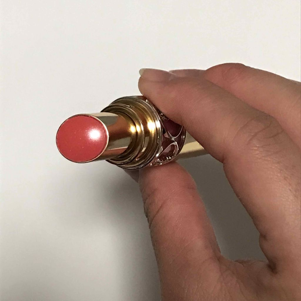 ルージュ ヴォリュプテ シャイン/YVES SAINT LAURENT BEAUTE/口紅を使ったクチコミ(2枚目)