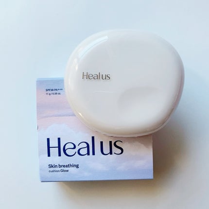 ブリージンググロークッション/Healus/クッションファンデーションを使ったクチコミ(9枚目)