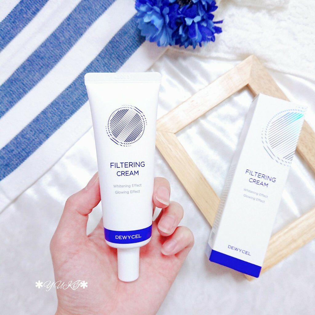 フィルタリングクリーム/DEWYCEL/日焼け止めクリームを使ったクチコミ(2枚目)